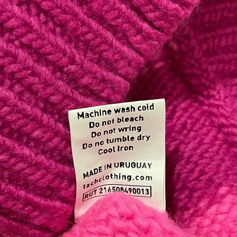 Tach Clothing Linnette Knit Sweater - Fuchsia/Pink - Small